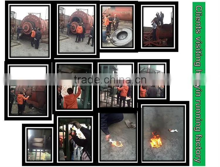 30 engineers Plastic convenient bags recycling to oil machine