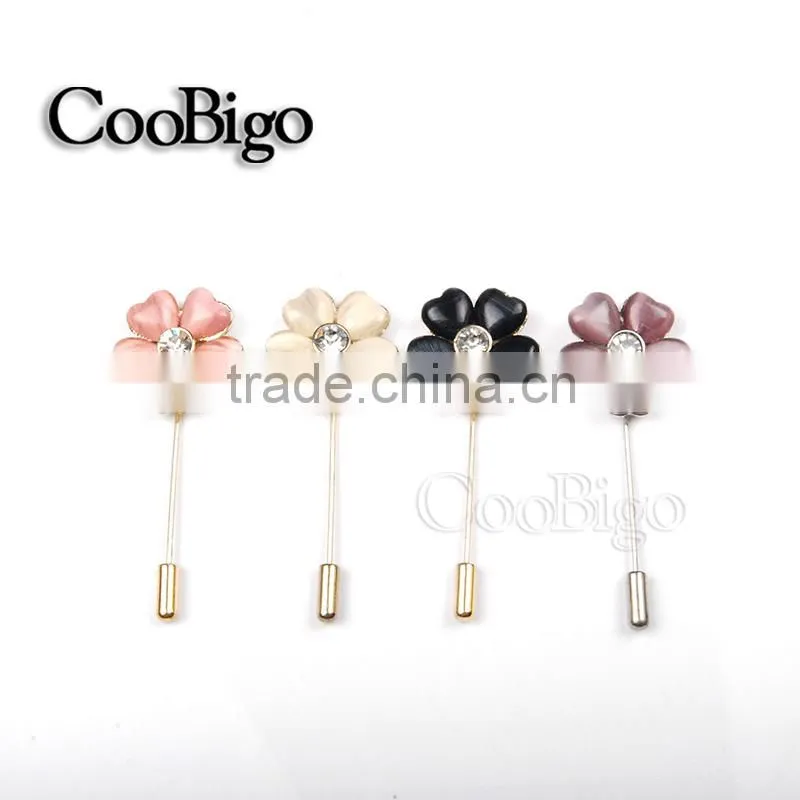 Fashion Jewelry 4 Colors Pin Brooch Women Girl Wedding Party Gift Apparel Dress Jacket Promotion Accessories