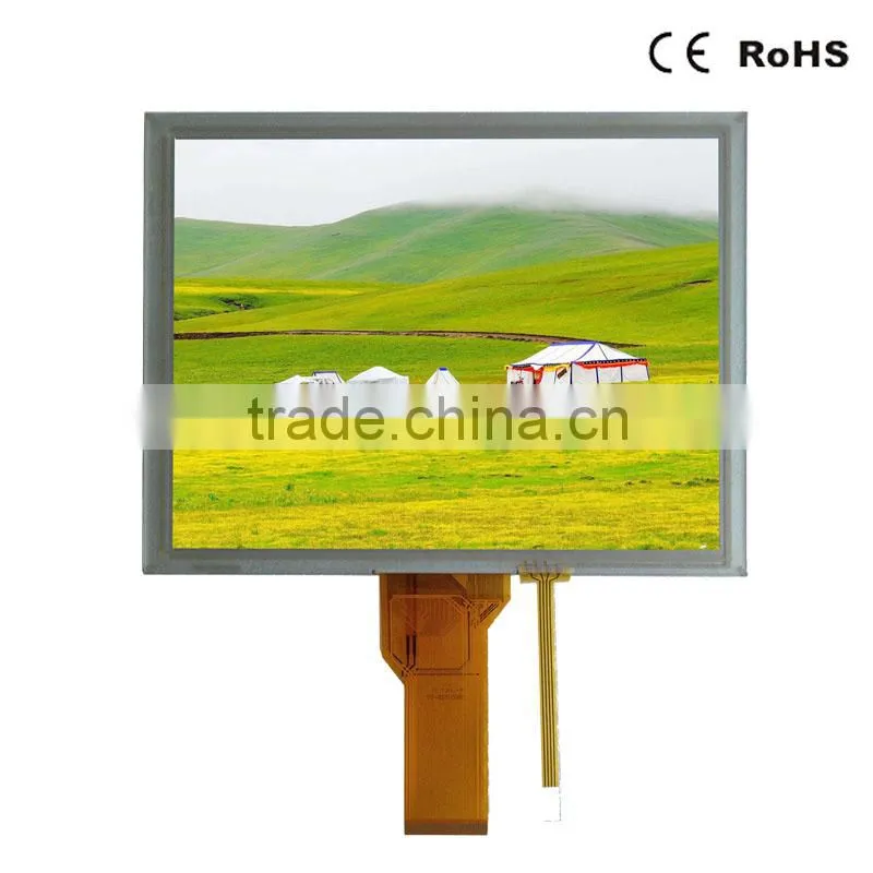 8" inch TFT display panel with touch screen 800x600 pixel RGB interface 50 pins connector
