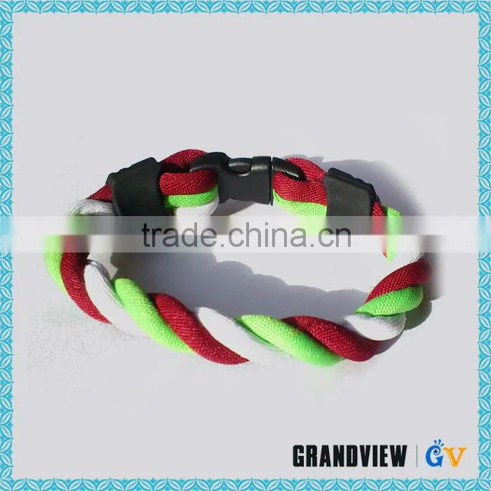 New design high quality green-red-white tornado sport necklace