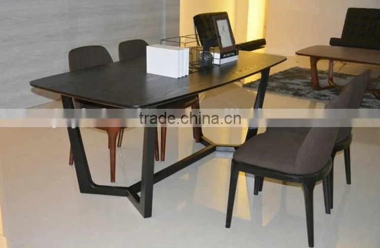 modern MDF High Gloss Table ash wood square table coffee table, scandinavian furniture