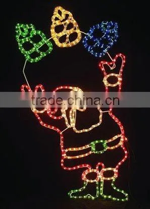 USA Letter incadescent Rope Light Red White Blue LED Motif Rope Light USA Letter Decoration Small