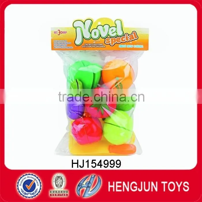 plastic cartoon spell cut toy pizza toy for kids