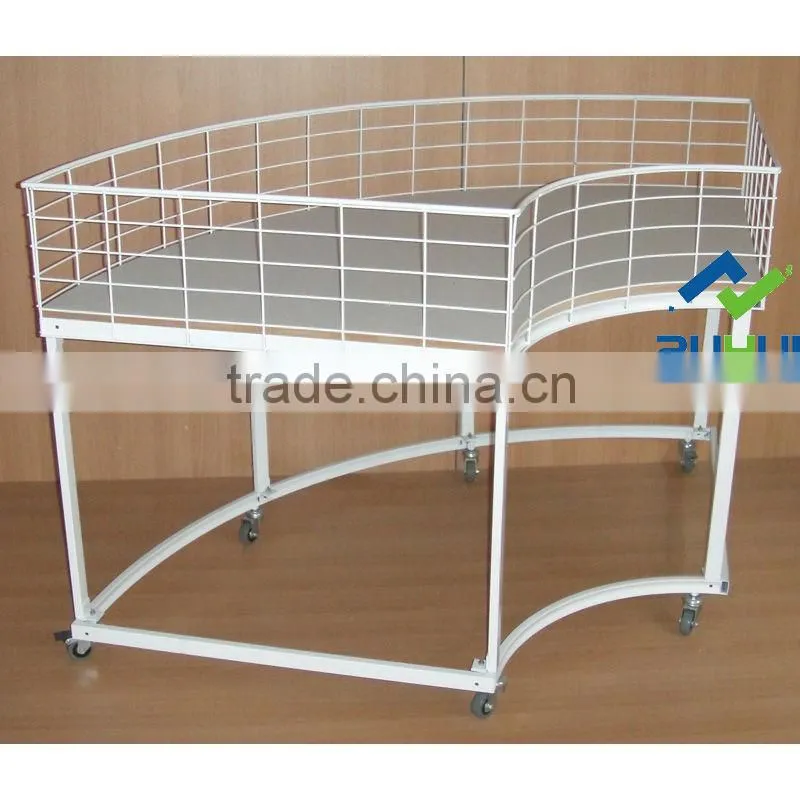 big round luxurious store stand for bulk promotion