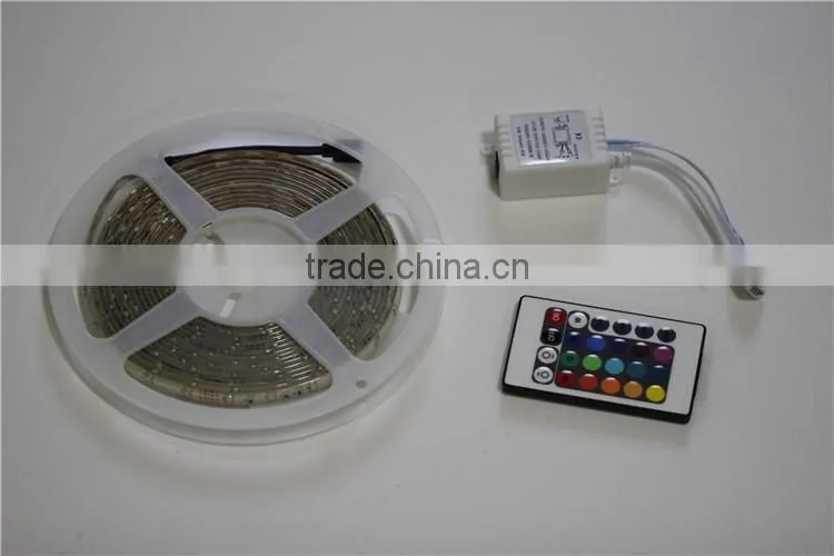 rgb self adhesive CE ROHS led strip 3528 300smd 4.8 watt per meter grow light kit 12v waterproof IP65 for decoration