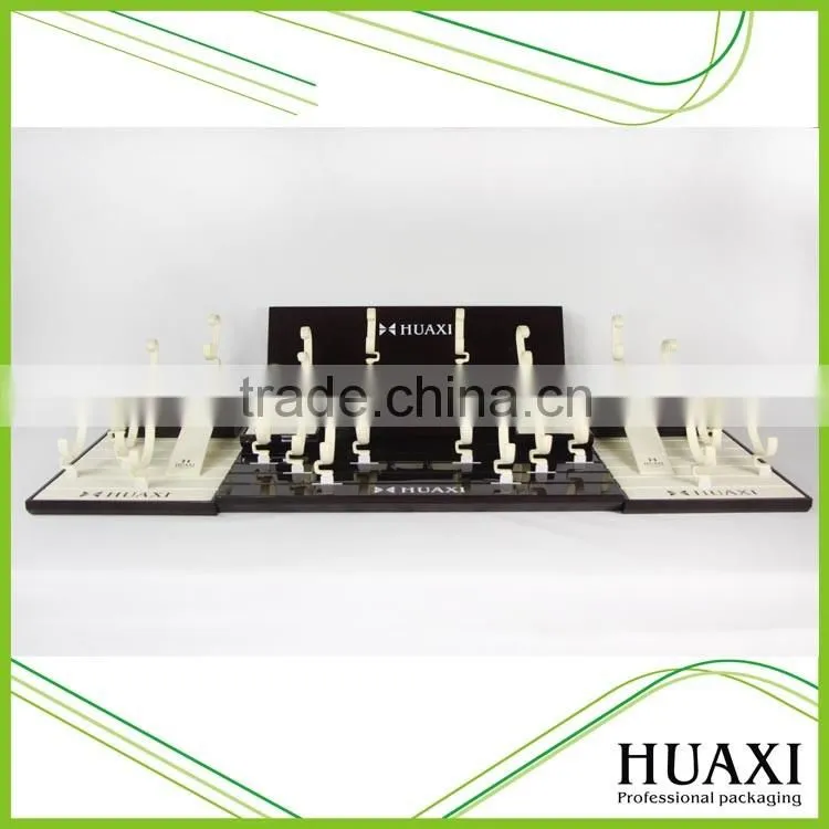 New Arrival black Wooden Watch display, Window display