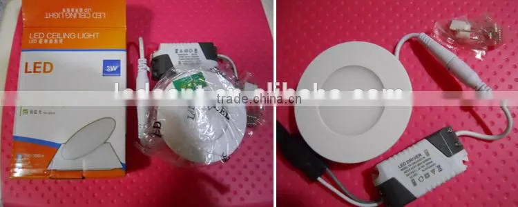 Round Led Panel lightSlim Led Ceiling Light 3W 5W 7W 9W 12W 15W 18W