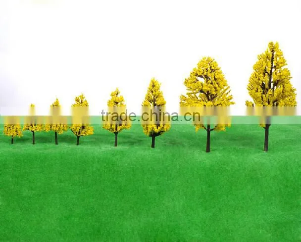 scale plastic model tree in building materials HO 3d models