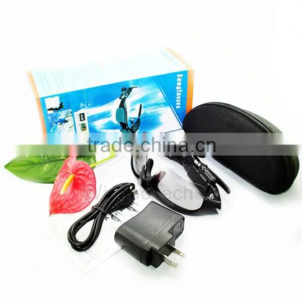 Flash player bluetooth-glasses , bluetooth earphone Mp3 sunglasses