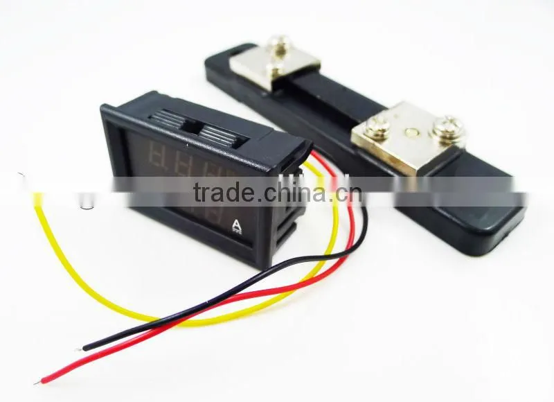 Voltmeter Ammeter Voltage Current Meter 12V 24V 50A DC 4.5-30V 0-50A with shunt