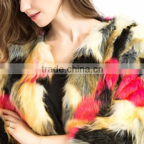 Fake fur coat mink fur coat for women 2015