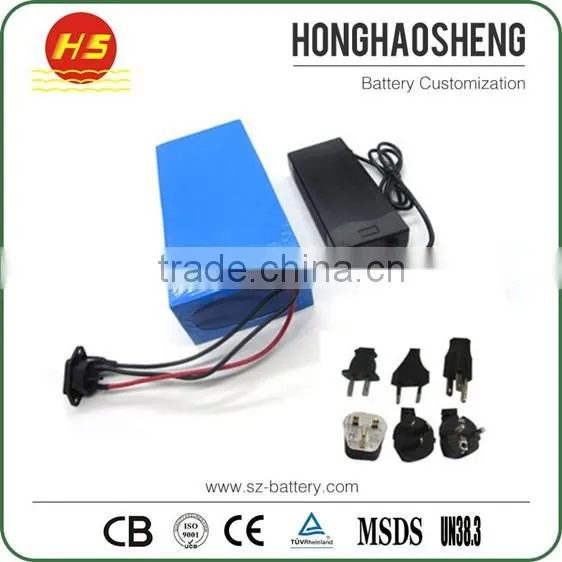 Cheap price E-Bike Battery 36v 15ah lifepo4 battery with BMS