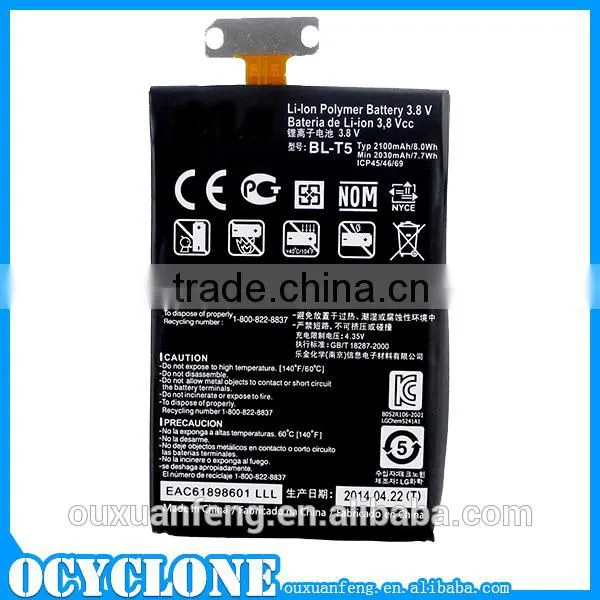 Genuine BL-T5 for LG Nexus 4 phone batteries
