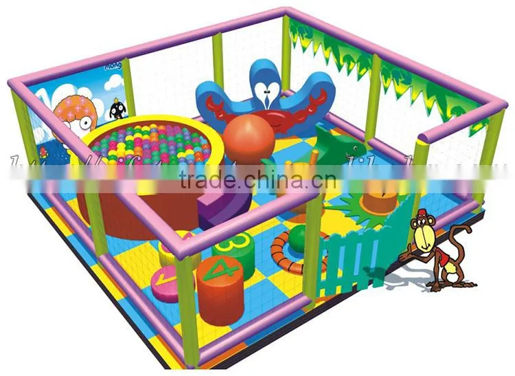 Free design CE & GS standard eco-friendly LLDPE kids indoor playground wooden toy