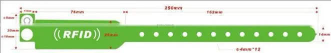 Soft PVC RFID Hospital Wristband
