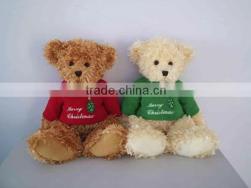 HI EN71 Electrical Personalized Christmas Bear 0rnaments
