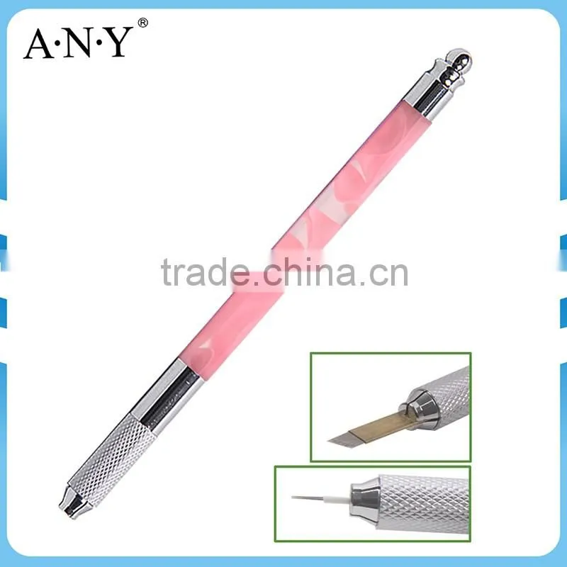 ANY New Arrival Acrylic Handle Pearl Permanent Eyebrow Pencil Microblading Pen Tool Tattoo Machine Pen