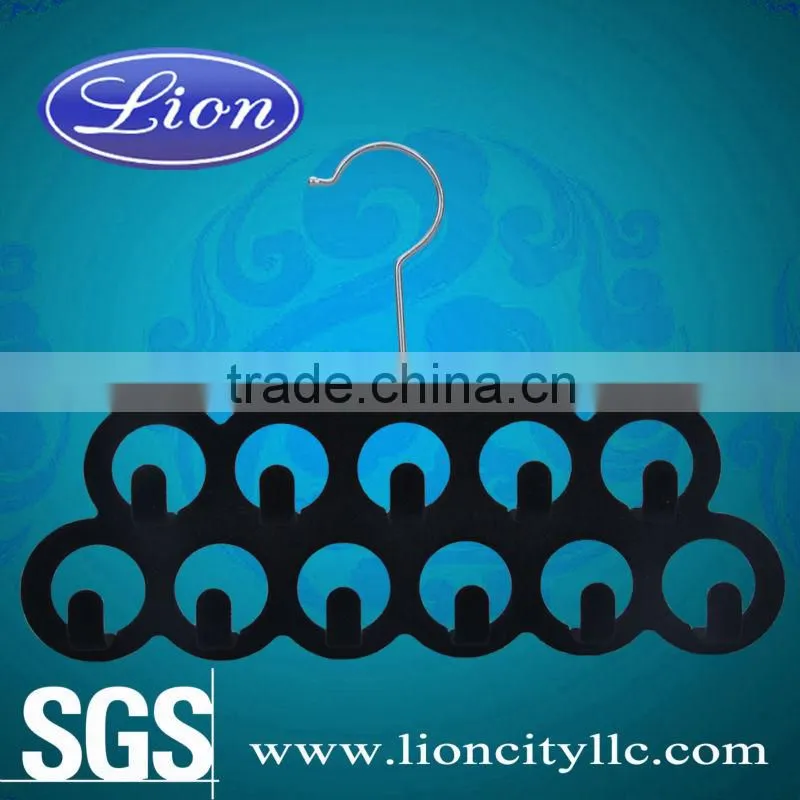 LEC-F5029 Plastic Tie Scarves Multi Hanger Holes Belt Ties Hangers
