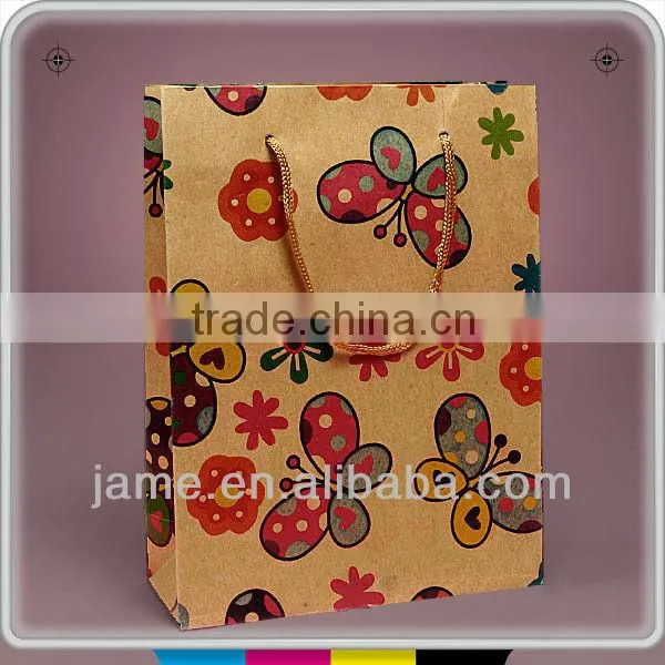 2014 customized brown craft paper bags