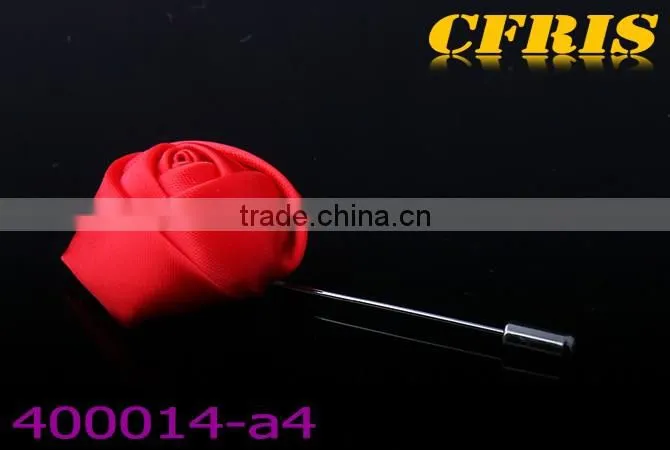 2016 New arriving silk flower bud lapel pins