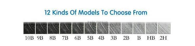 china all black graphite pencil hardness
