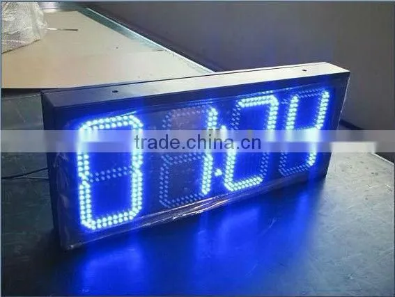 led temperature/humidity/time/date display/led temperature sign 25"