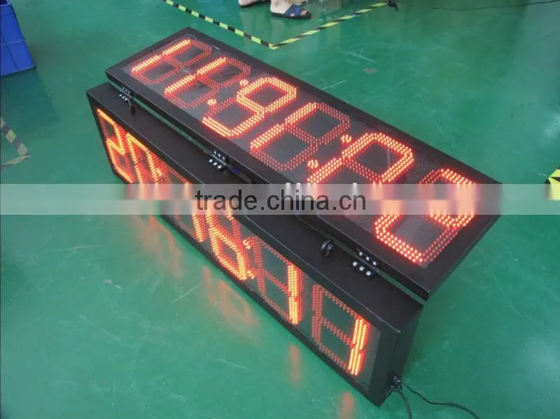 10'' Led Time And Temperature Sign Board