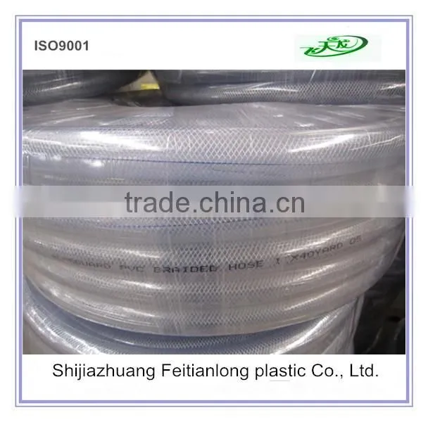 Professionalproducer of high Pressure Braided PVC Fiber Reinforced Hose tube