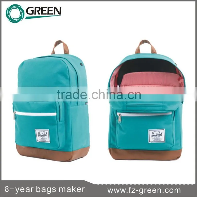 Polyester Material 2015 School backpack promotional man bag
