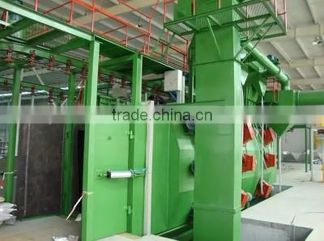 Continuous monorail shot blast machines/shot blasting machine