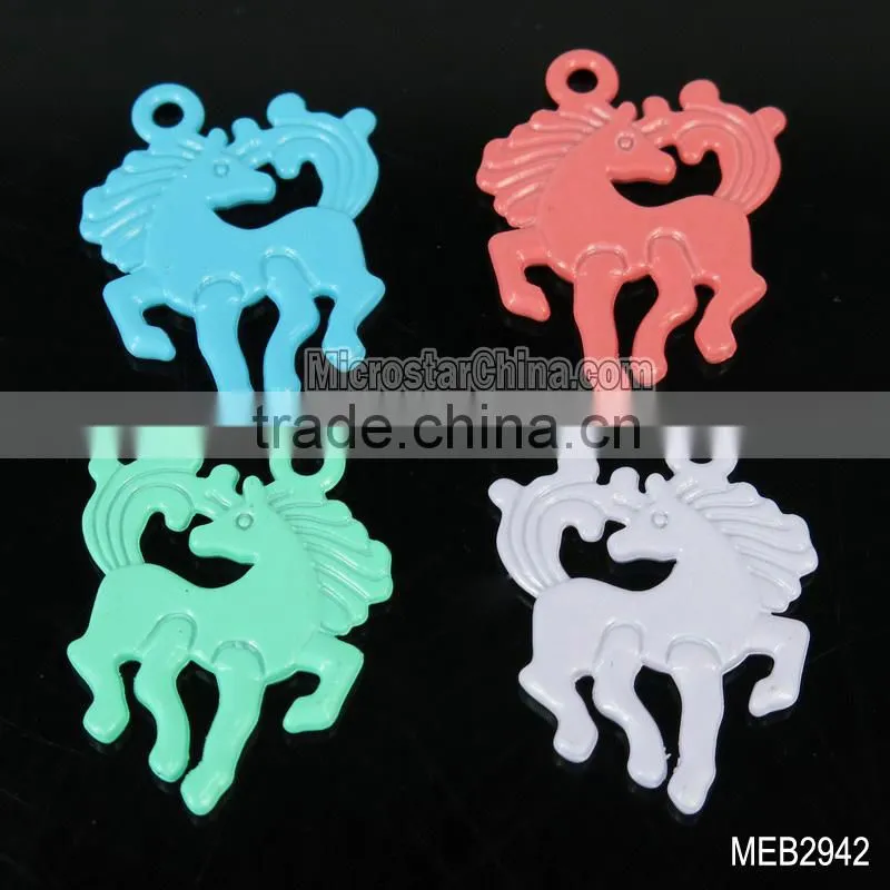 New design alloy fine horse pendant blue horse pendant jewelry pendant