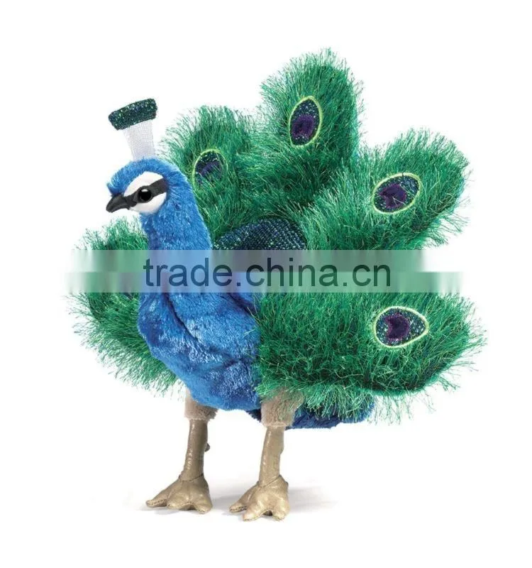 St beautiful peacock toys stuffed toy zoo toys unisex