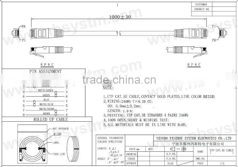 UTP Patch Cord