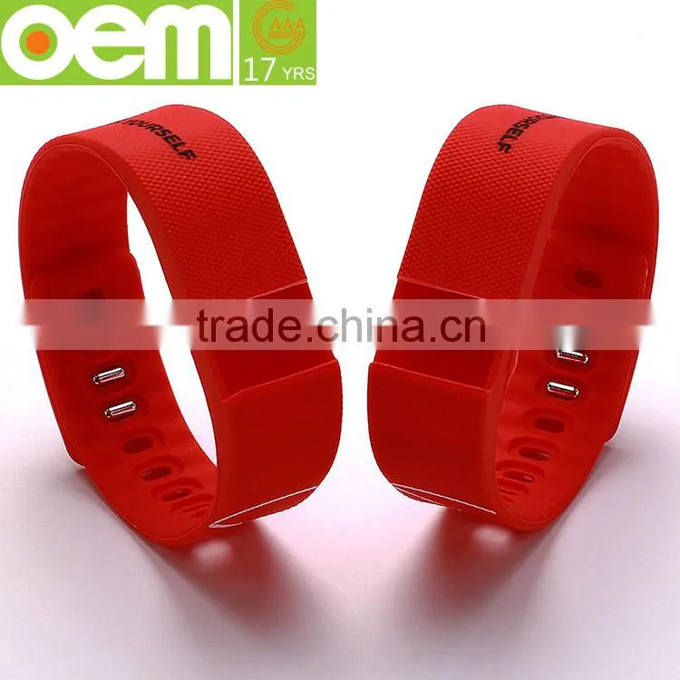 2015 colorful soft silicone bluetooth smart band,smart wrist band,rubber smart watch band