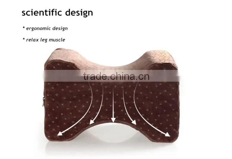 China Memory Foam Inflatable Leg Rest Travel Pillow Elevate Legs
