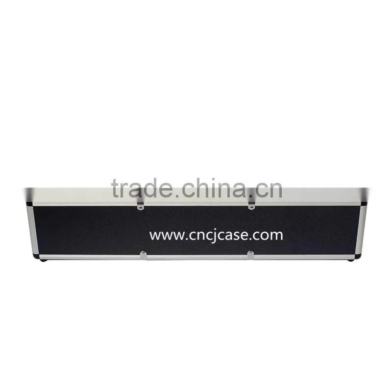 Black aluminum flight case aluminum instrument case