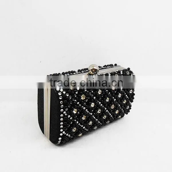Vogue beaded clutch
