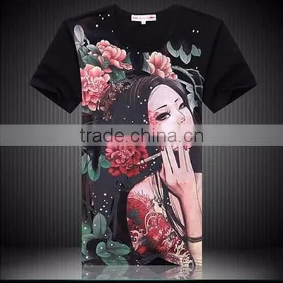 Wholesale t shirt printing All kinds of patterns t-shirt custom tshirt manufacturer,plus size design your own wholesale t-shirts