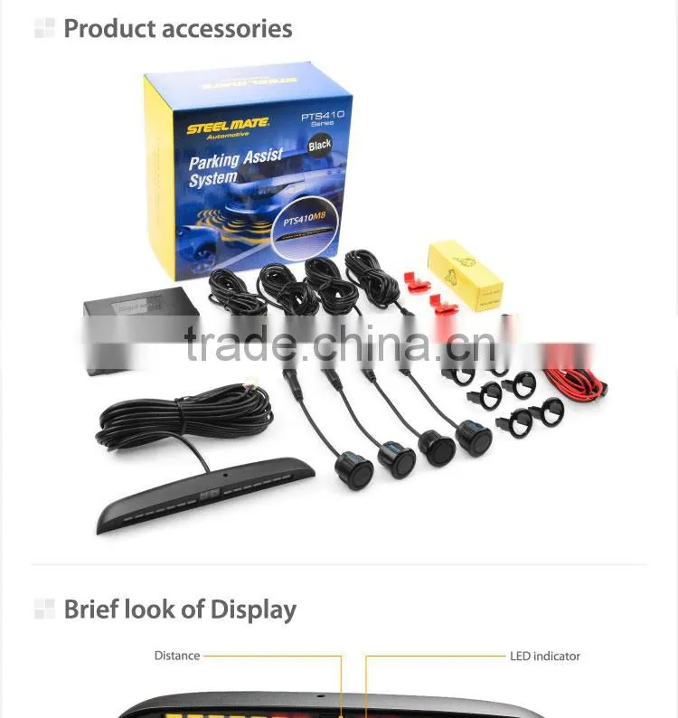 Steelmate PTS410M8 parking sensor, rear parking sensor, car parking sensor system