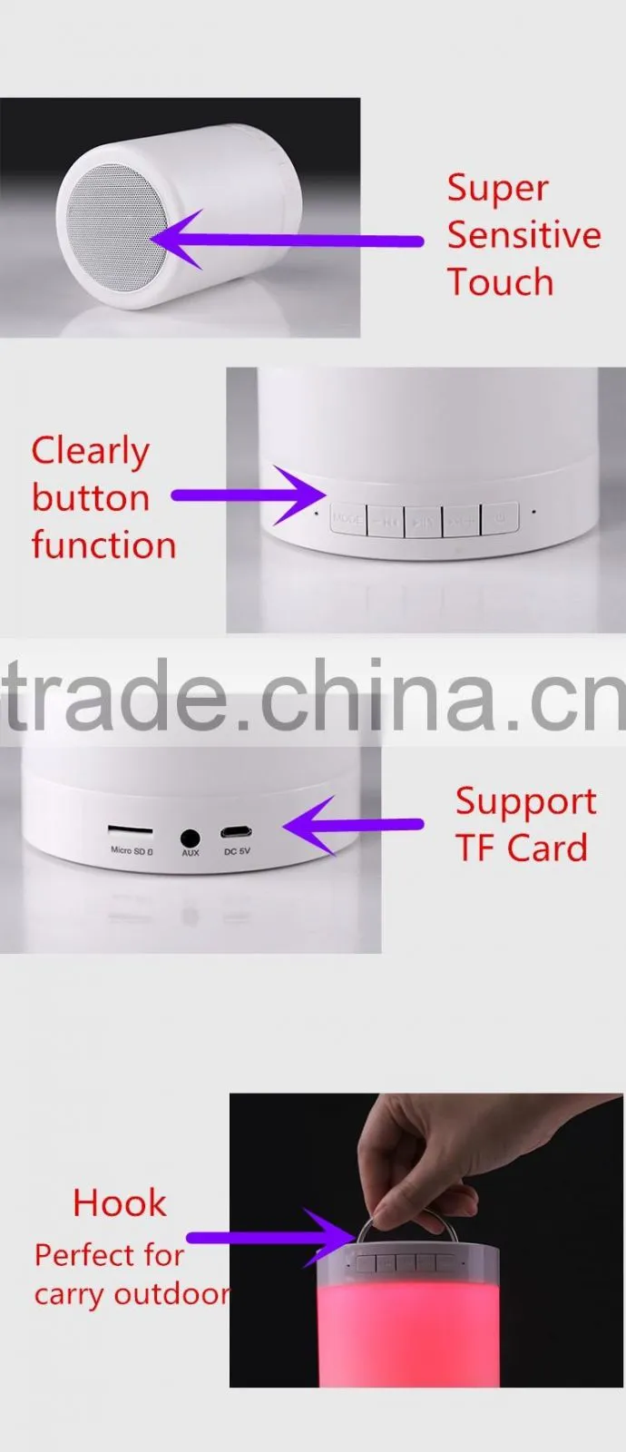 2016 Trending Products Electronic Gadgets Portable USB Desktop Computer Speaker