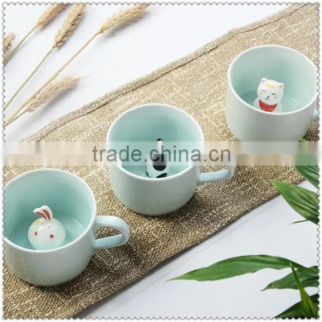 ceramic duck mug in duck design cup
