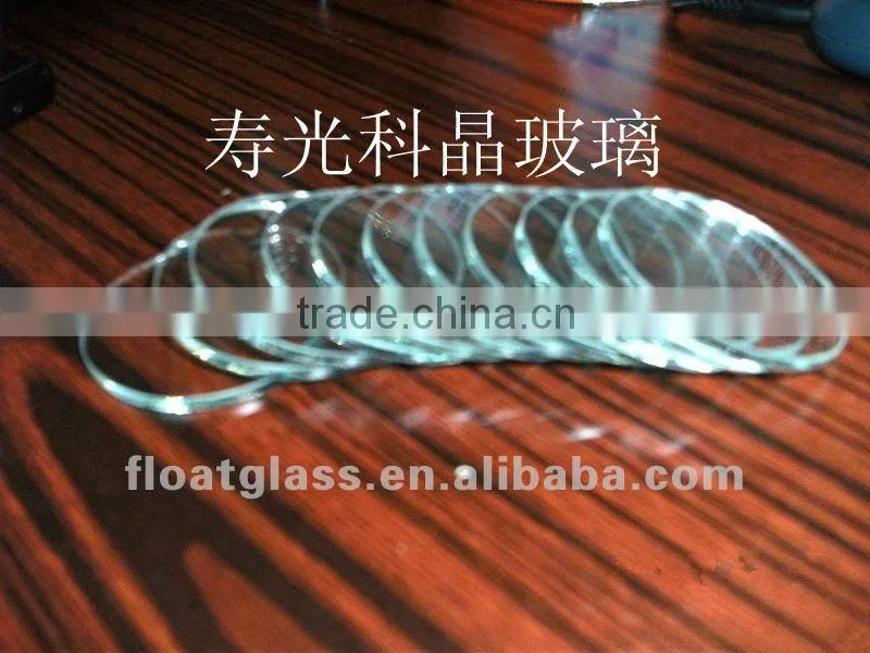 2.0mm Clear cut glass customized transparent sheet glass edge of glass