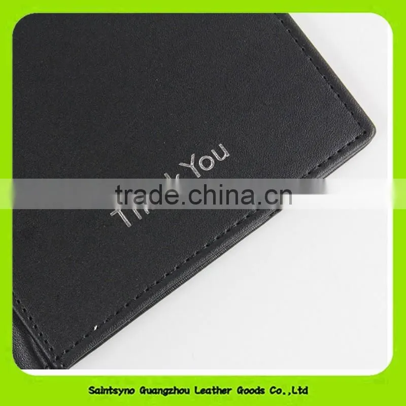 15027 Elegant Design Genuine Leather Restaurant Bill Holder