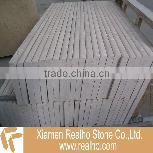 honed black basalt step
