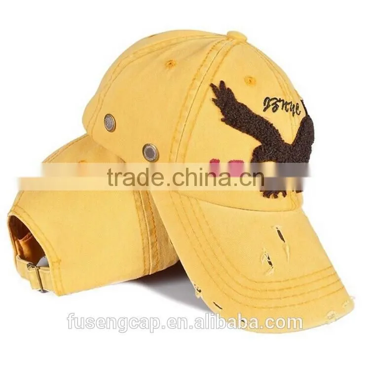 6 Panel Pre-curved Brim Baseball Cap,Custom Embroidered Baseball Cap