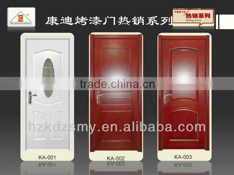 Luxury design indoor swing door wood door prices