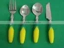 stainless steel cutlery with corn handle
