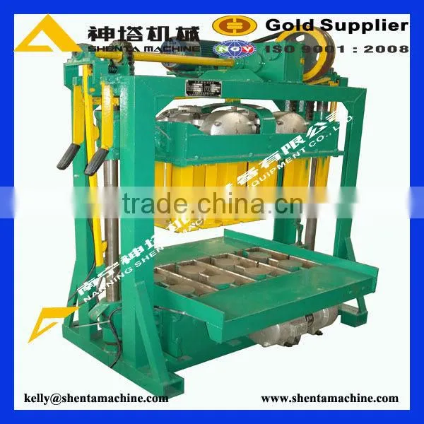 low cost high profitable QTJ 4-60 zenith concrete block machine