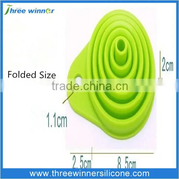 Foldable Silicone Funnel for Kitchen