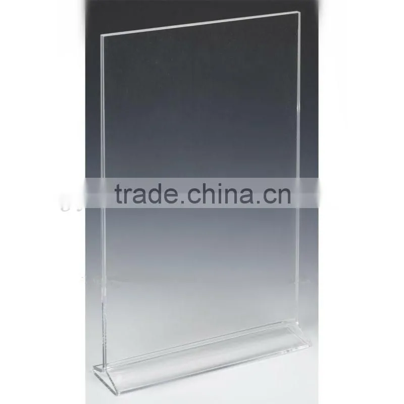 Acrylic Display Vertical Sign Holder: 11"w x 17"h